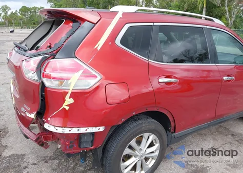 2016 Nissan Rogue Sv z USA, uszkodzony, nr VIN KNMAT2MV5GP681691